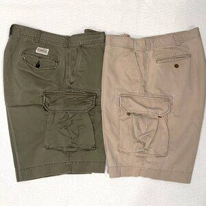 RALPH LAUREN CARGO SHORTS PACK OF 2 SIZES 38 & 40